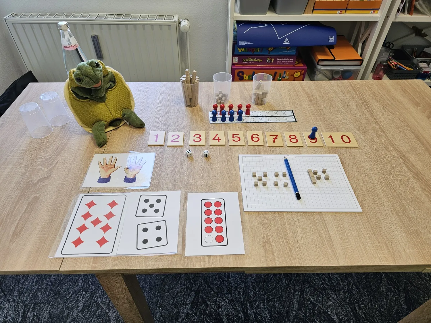 Spatzenlernen - Lerntherapie Prävention. Lernförderung – Bei diesem Artikel handelt es sich um ein Montessori-Mathe-Materialset, das für den Mathematikunterricht in der frühen Kindheit verwendet wird.