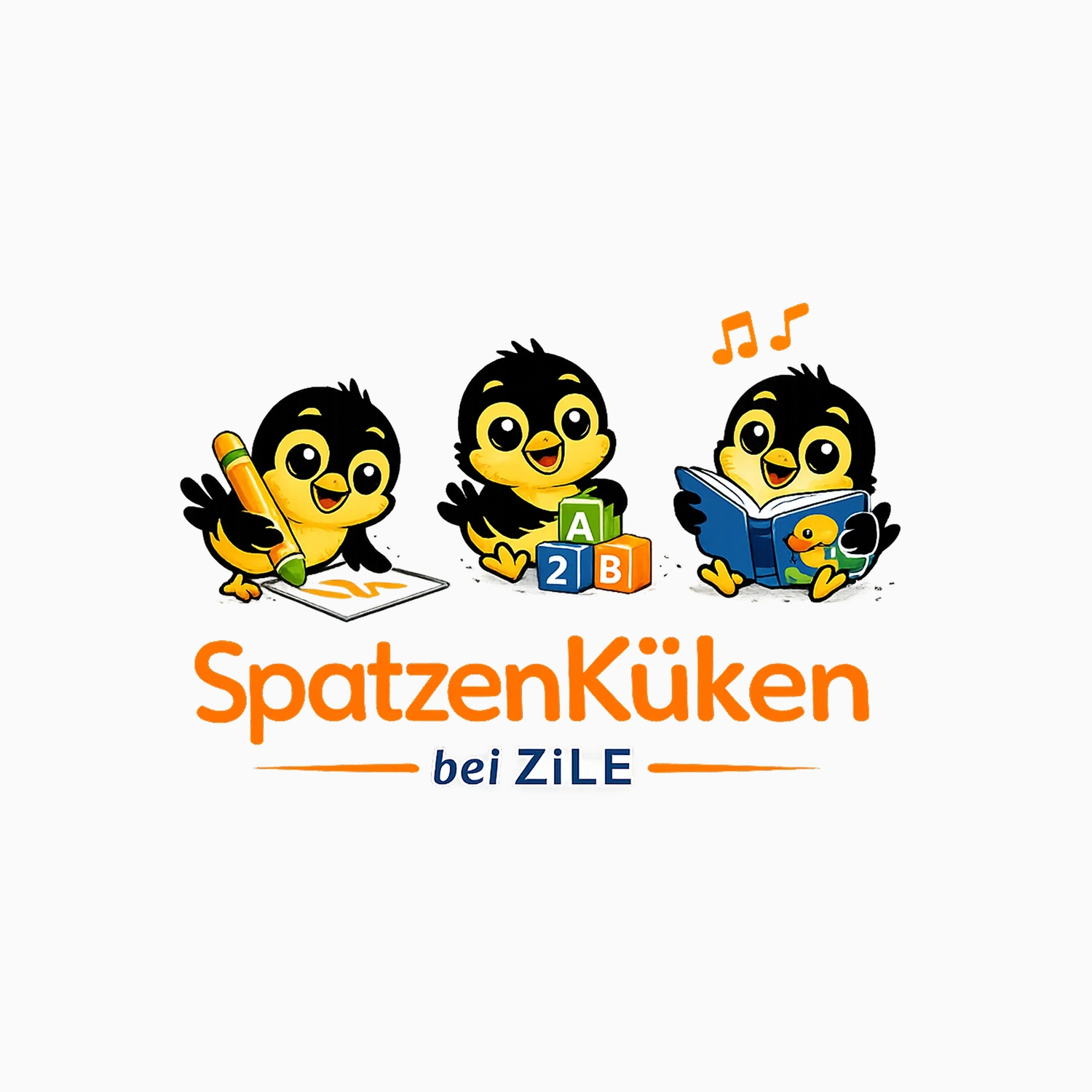 Spatzenlernen - Lerntherapie Prävention. Lernförderung - Spatzen Küken bei ZILE